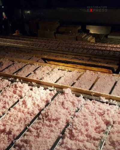 blown-in insulation